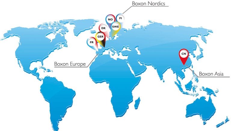 Boxon internationalt